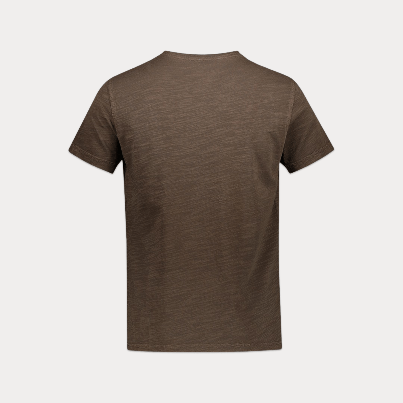 BLEEKER T-Shirt in cotone fiammato Brown