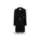 Cappotto midi doppiopetto Nero 1238 MLK 199 BLACK HARRIS WHARF LONDON