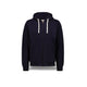 Felpa uomo con zip e cappuccio Blue BLKM4004 PRINCENTON NAVY BL'KER