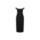 Vestito midi in techno crepe Nero 242G 0404 5728 555 NERO PHILOSOPHY
