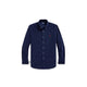 Camicia uomo in velluto Custom Fit Blue 710853123 008 NEWPORT NAVY POLO RALPH LAUREN