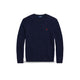 Maglia uomo in lana e cashmere Blue 710876762 002 HUNTER NAVY POLO RALPH LAUREN