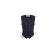Gilet in lana leggera stretch Blue<BR/> 10020727 0510 BLUE PHILOSOPHY