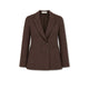 Giacca doppiopetto in piquet di lana Marrone FD4157 3362 CIRCOLO1901