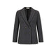 Giacca doppiopetto in piquet di lana Grigio FD4157 3370 CIRCOLO1901