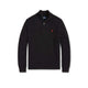 Maglio uomo in cotone con mezza zip Nero 710859939003 POLO BLACK POLO RALPH LAUREN