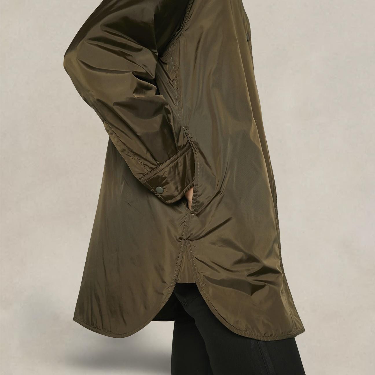 ASPESI Camicia donna in nylon Basquiat Marrone
