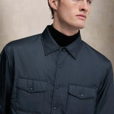 ASPESI Camicia uomo 13 Piu in nylon Blue