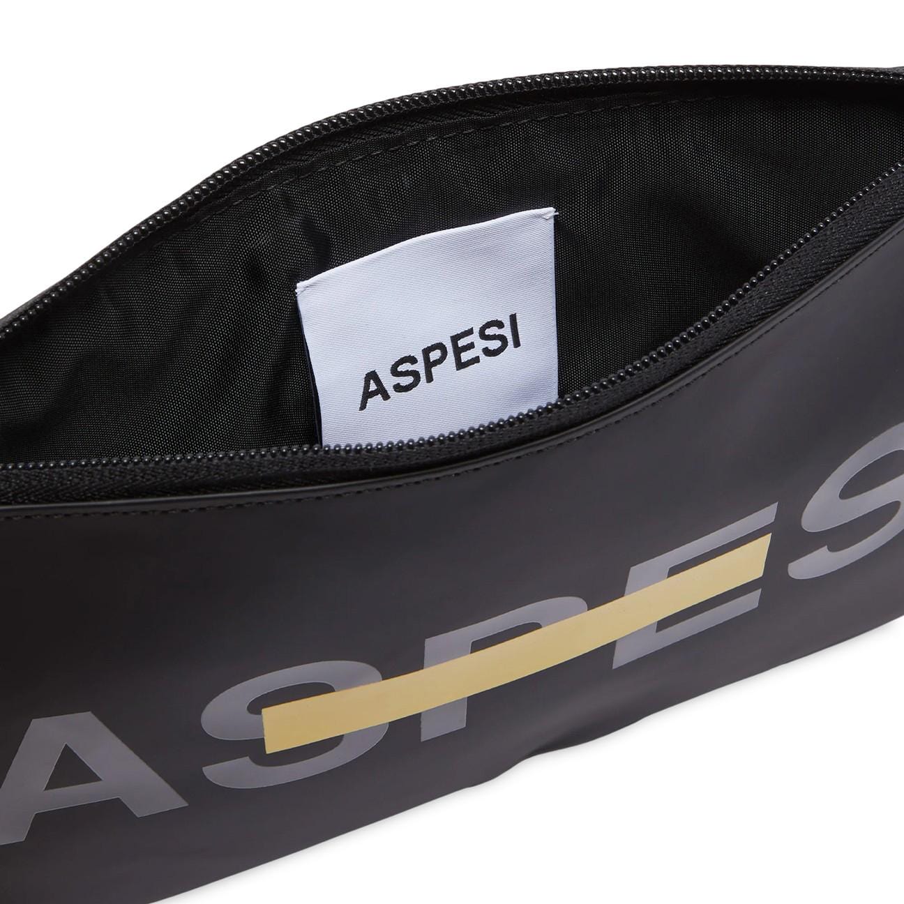 ASPESI Mini Borsa donna in taffetà Nero