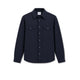ASPESI Overshirt uomo in flanella imbottita Blue