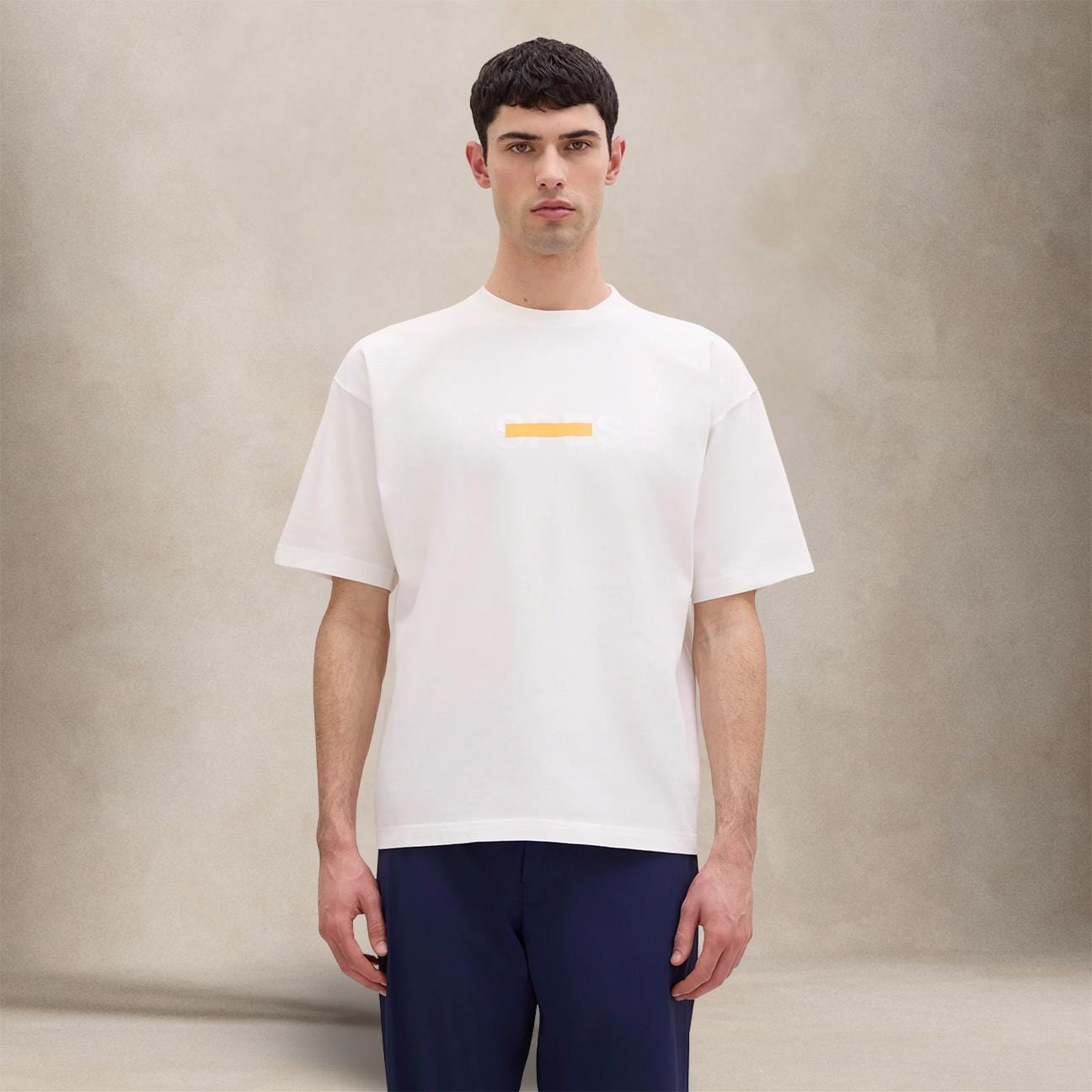 ASPESI T-Shirt uomo in cotone con logo Bianco