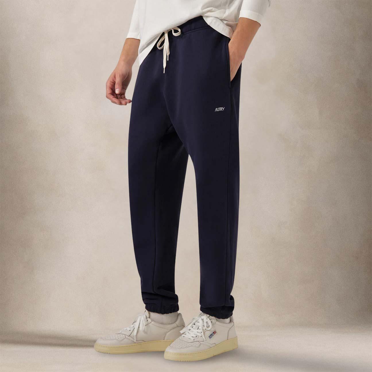 AUTRY Pantalone uomo Jogging in felpa Blue
