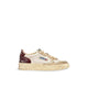 AUTRY Sneakers donna Medalist Low Super Vintage Rosso Oro