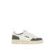 AUTRY Sneakers uomo Medalist Low in pelle e suede Bianco e Morel