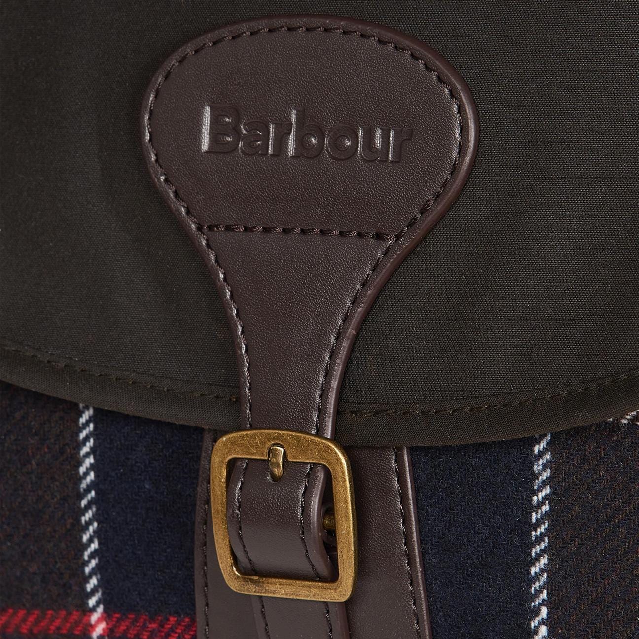 BARBOUR Borsa Whitley in Tartan e pelle