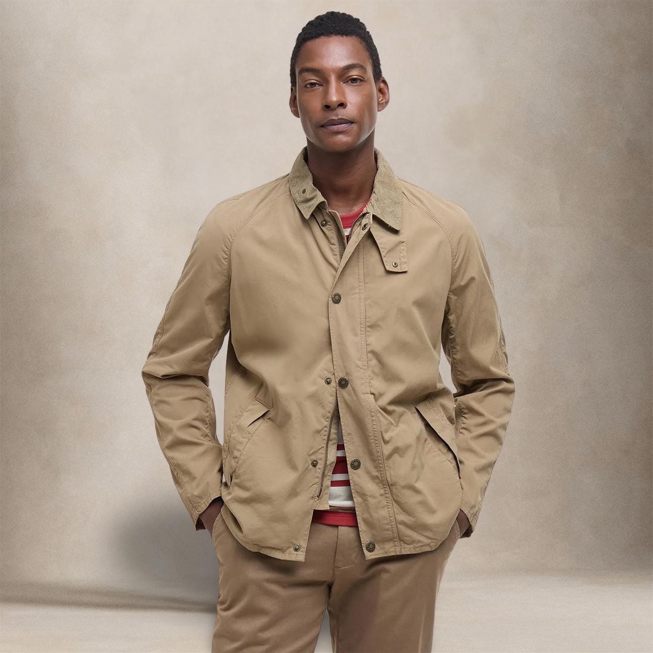 BARBOUR Giacca uomo Tracker Sand