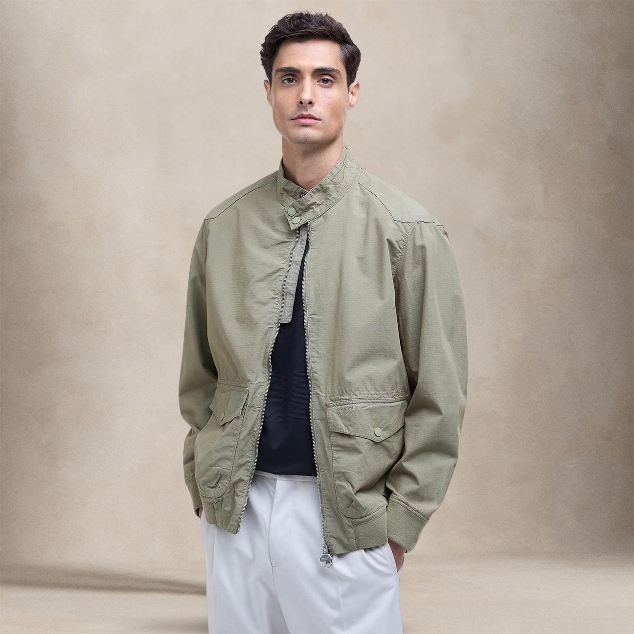 BARBOUR INTERNATIONAL Giacca uomo Matley Bleached Olive