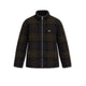 BARBOUR Pile Sherpa uomo con motivo tartan Shadow