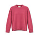 BE YOU Maglia donna girocollo in cashmere Lampone