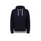 BL'KER Felpa uomo con zip e cappuccio Blue
