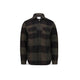 BL'KER Overshirt uomo Denali Wool Check Verde