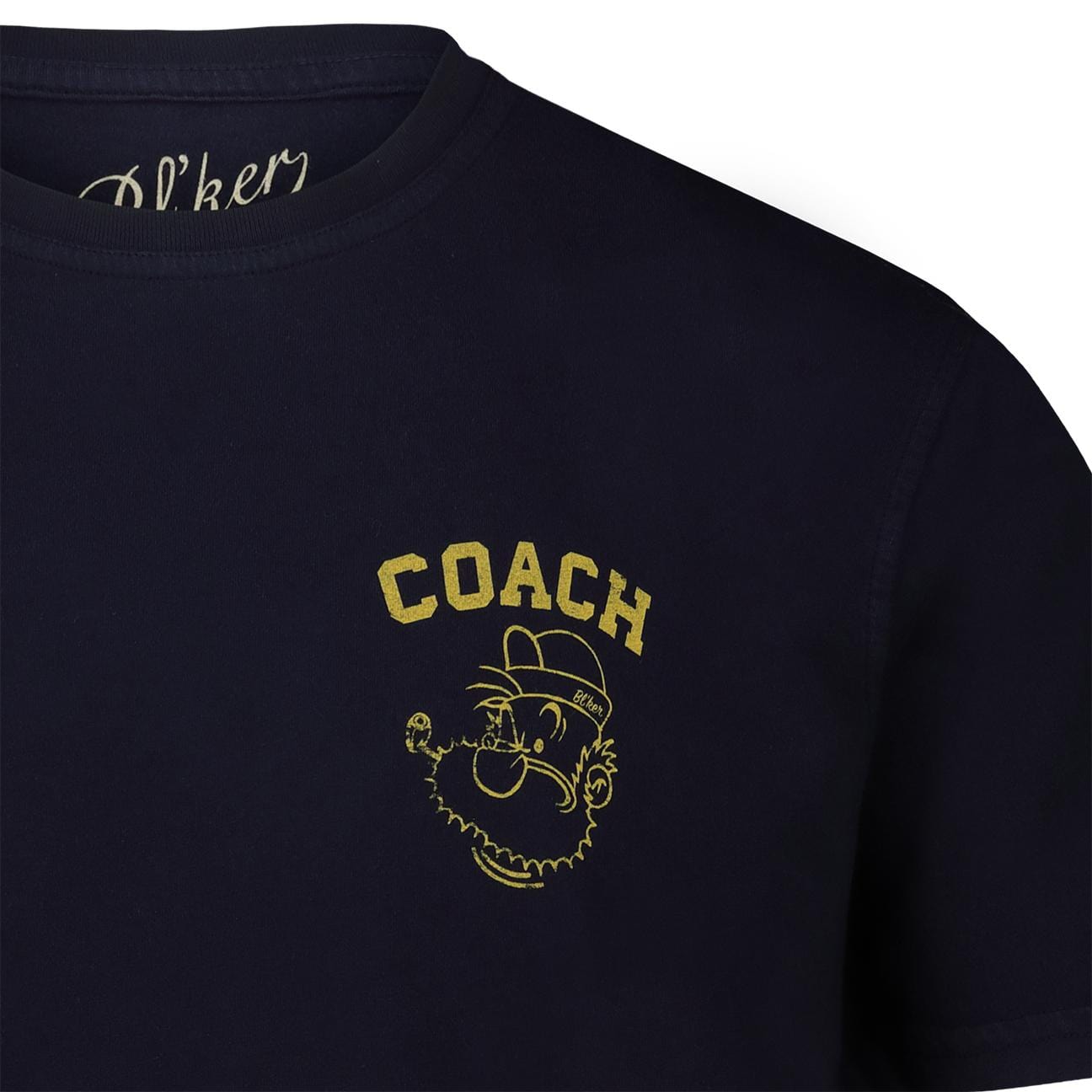 BL'KER T-Shirt uomo girocollo Blue