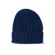 Broadway & Spring Berretto Fisherman in cashmere unisex Cobalto