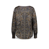 CALIBAN Blusa donna in viscosa stam pata Multicolor