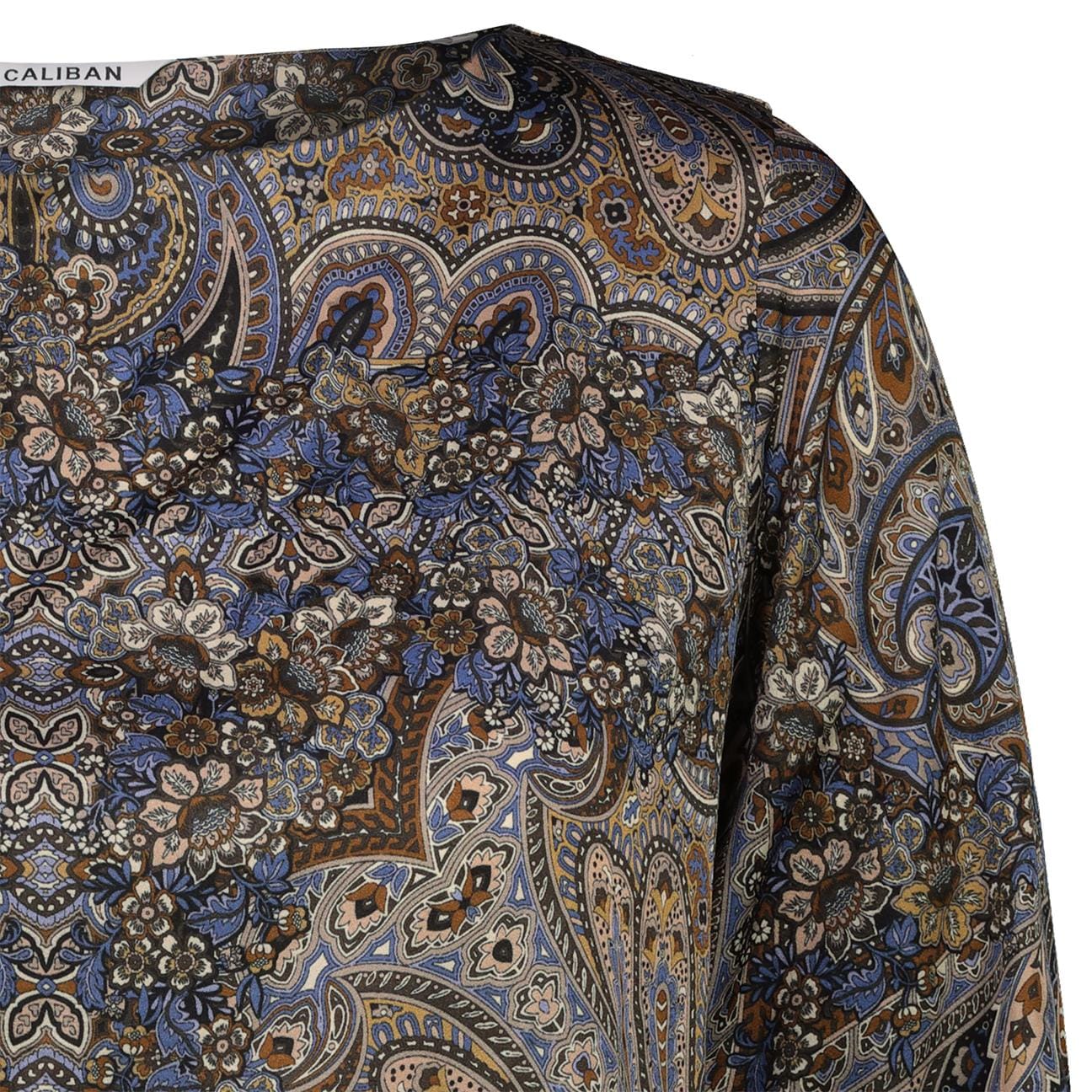 CALIBAN Blusa donna in viscosa stam pata Multicolor