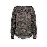 CALIBAN Blusa donna in viscosa stam pata Multicolor