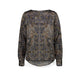 CALIBAN Blusa donna in viscosa stam pata Multicolor