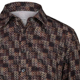 CALIBAN Camicia donna con stampa Marorne