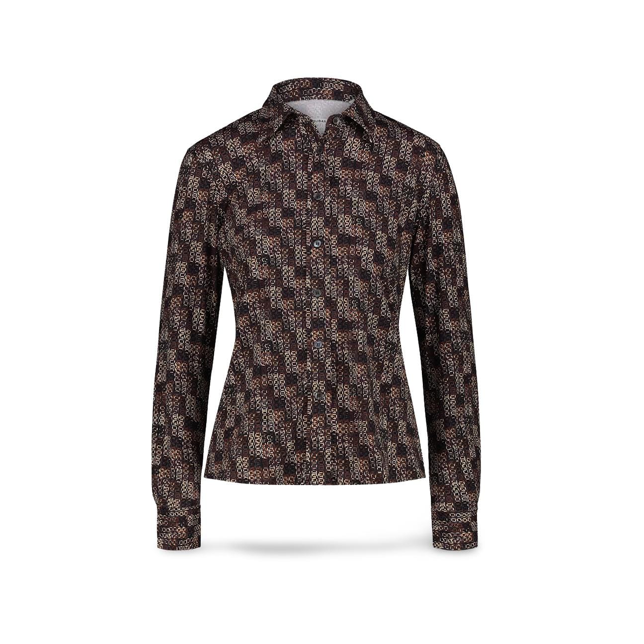 CALIBAN Camicia donna con stampa Marorne