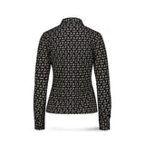CALIBAN Camicia donna con stampa Verde Grigio