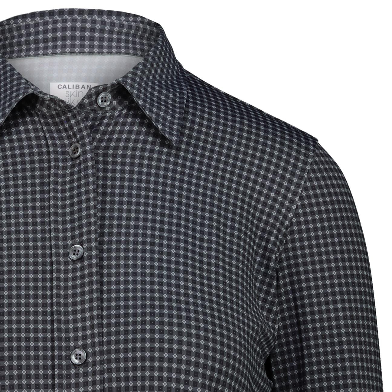 CALIBAN Camicia donna in skin like Grigio Multi