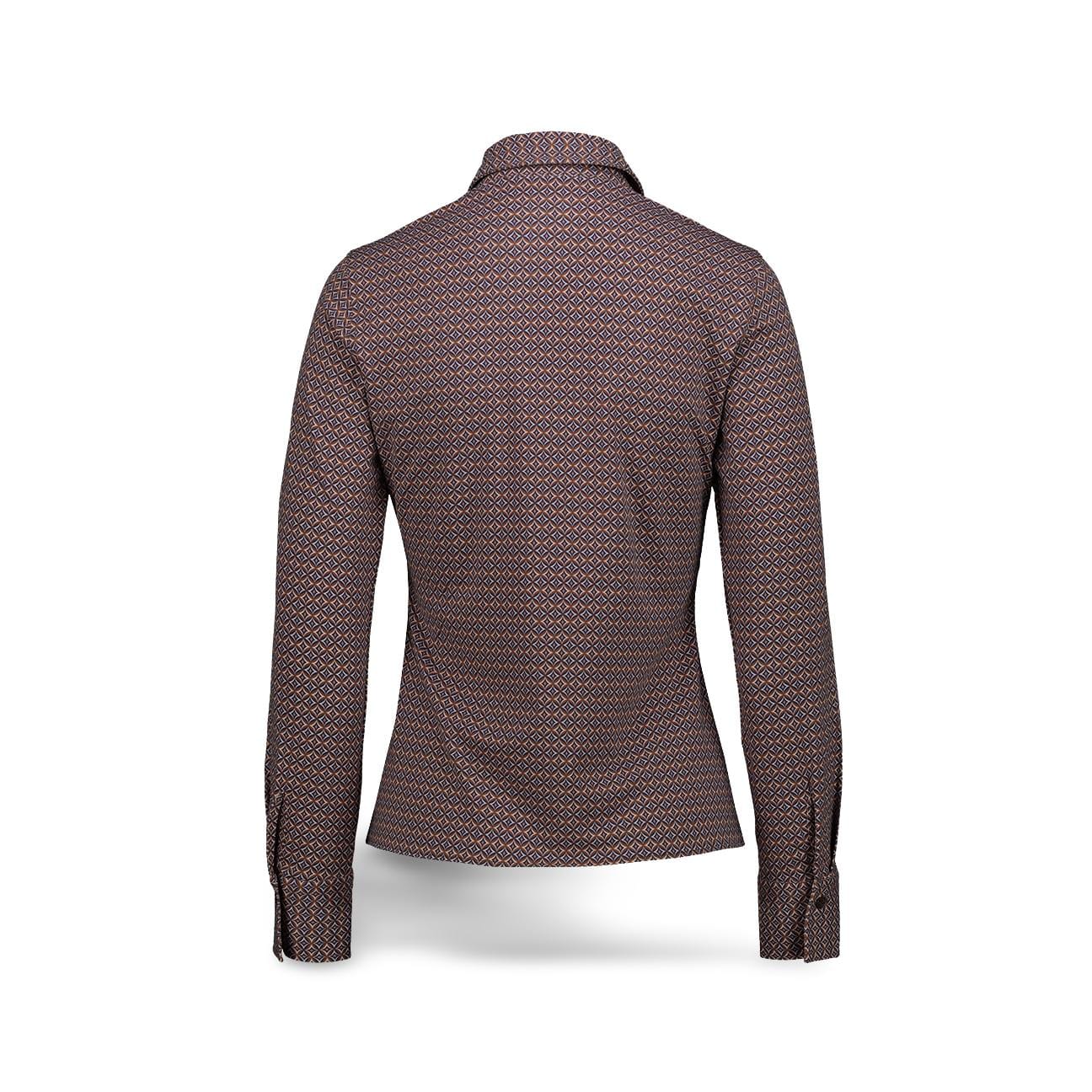 CALIBAN Camicia donna in skin like Marrone Multi