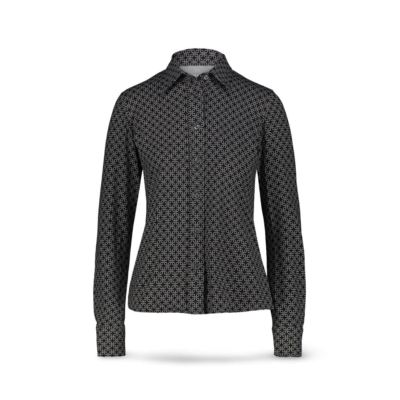 CALIBAN Camicia donna in skin like Nero