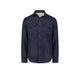 CHESAPEAKE'S Overshirt uomo Jackson in lana Blue