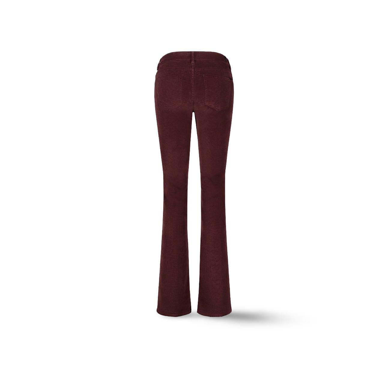 CIGALAS Jeans donna 125 Bell Bottom in velluto Bordeaux