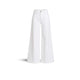 CIGALAS Jeans donna 138 wide legin misto lino Bianco