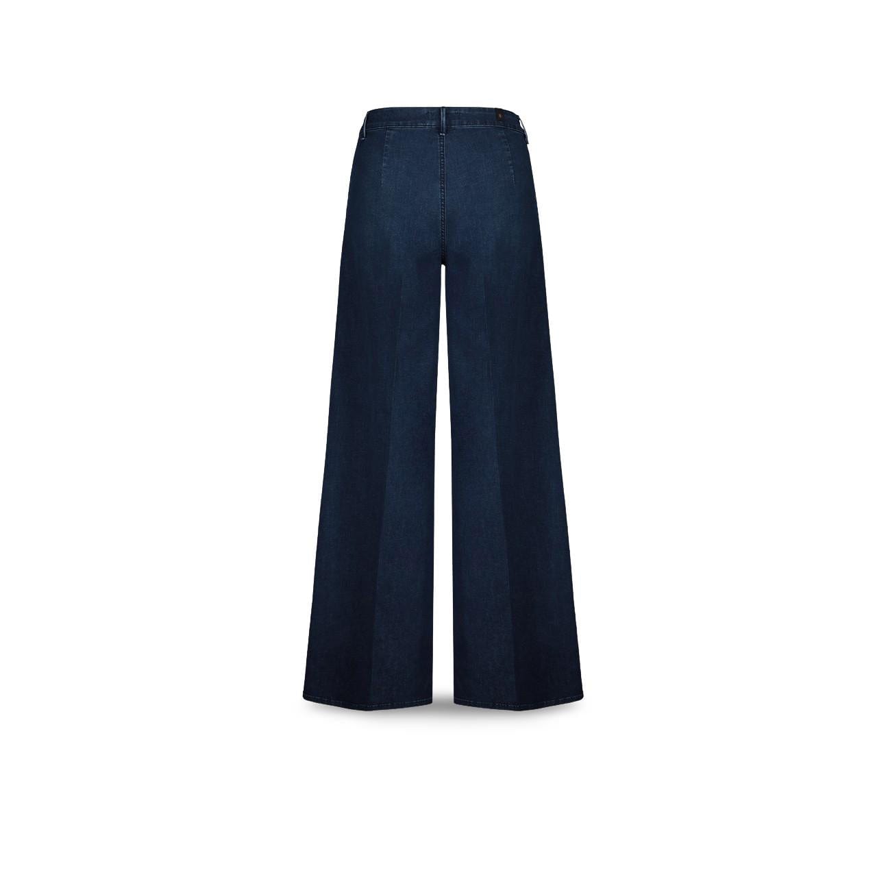 CIGALAS Jeans donna a palazzo crop 239 2Y Denim Scuro