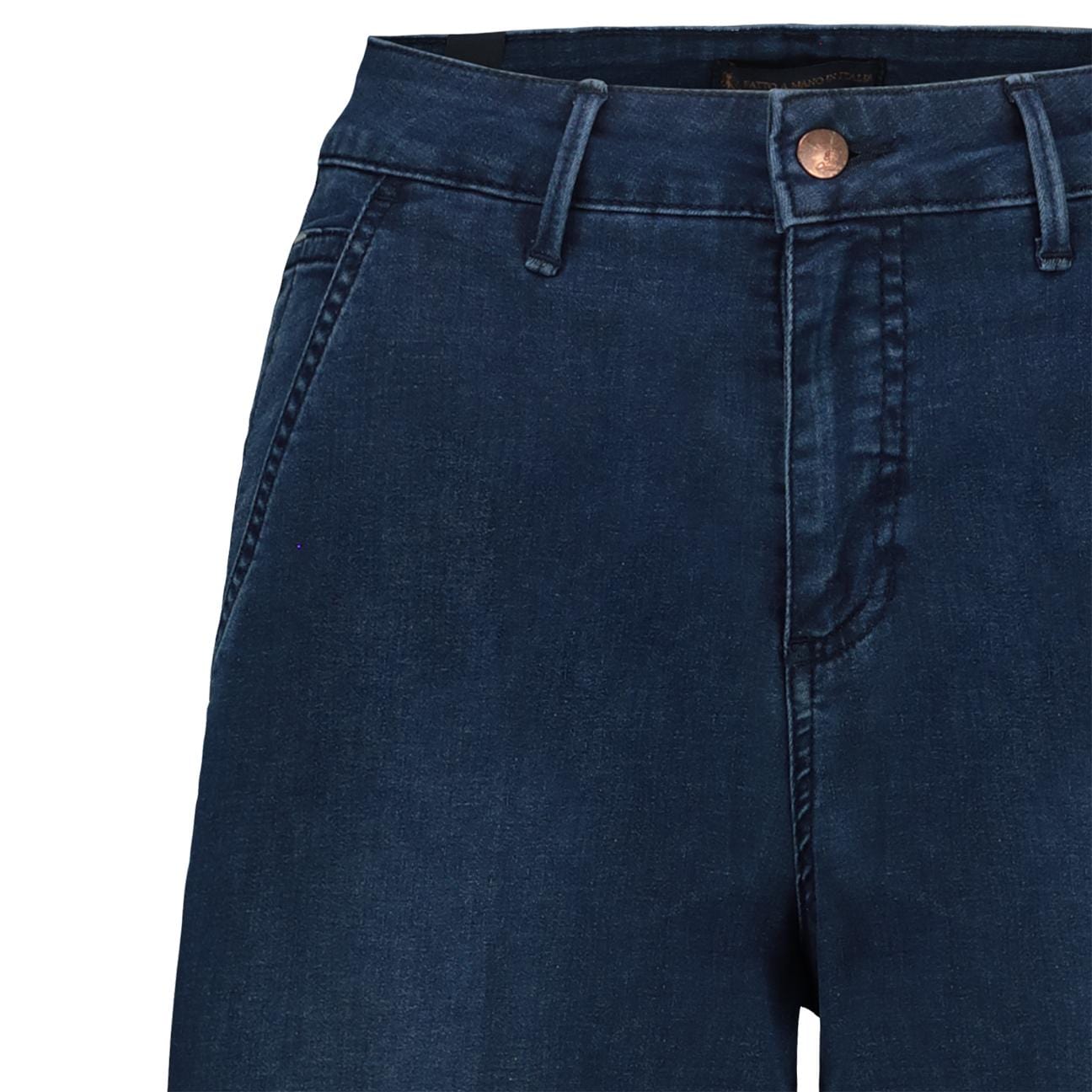 CIGALAS Jeans donna a palazzo crop 239 2Y Denim Scuro