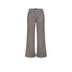 CIGALAS Pantaloni donna 167 Crop in cotone e lino Acciao
