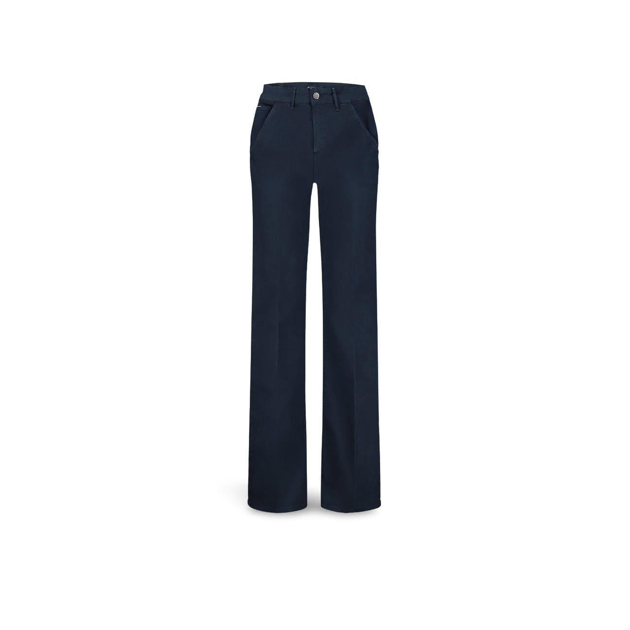 CIGALAS Pantaloni donna 230 Chino Flare Blue