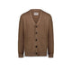 CIRCOLO1901 Cardigan uomo in pura lana Beige