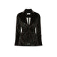 CIRCOLO1901 Giacca donna in velluto stampato Verde