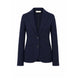 CIRCOLO1901 Giacca donna monopetto in piquet di lana Blue