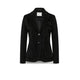 CIRCOLO1901 Giacca donna monopetto in velluto Nero