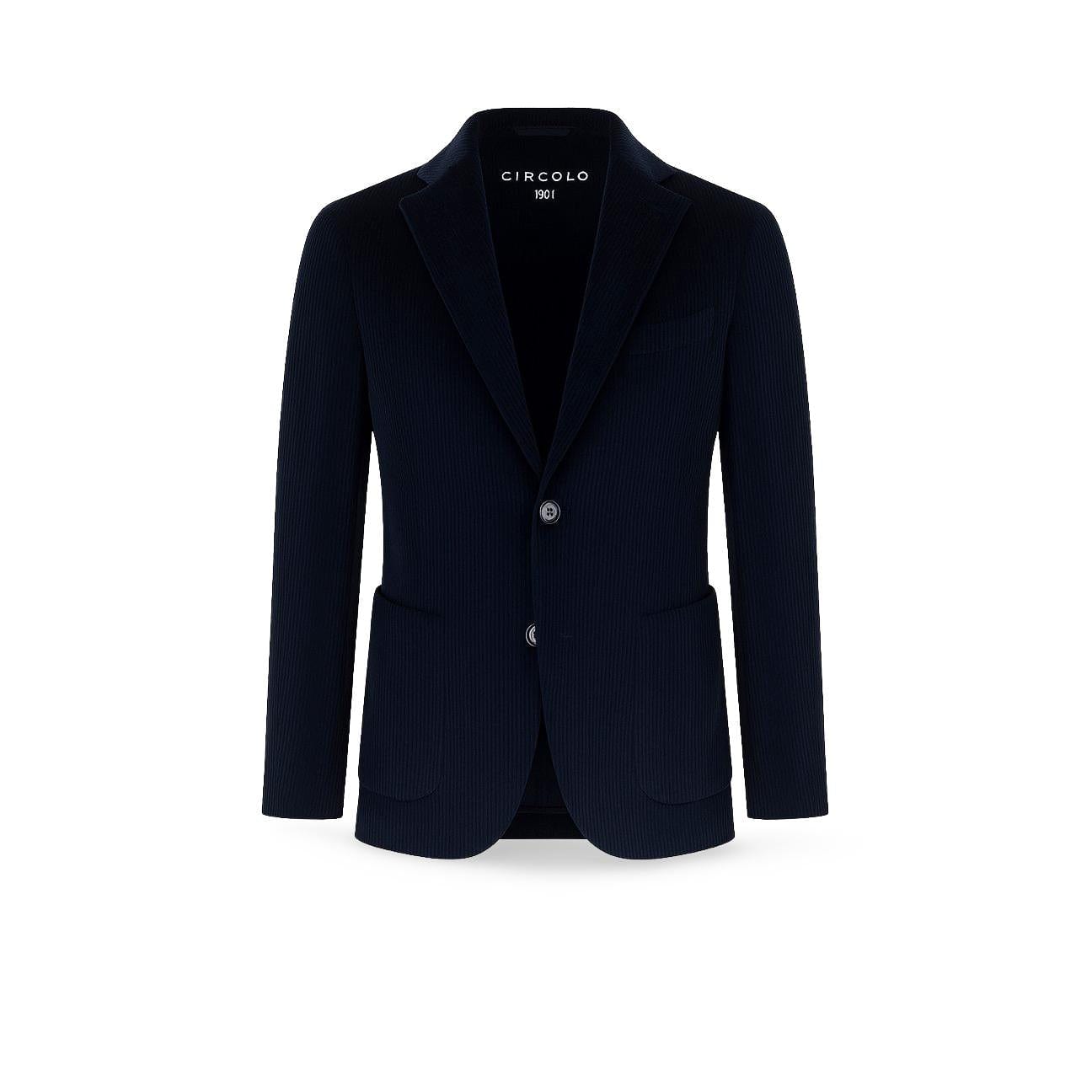 CIRCOLO1901 Giacca uomo in velluto a coste Blue