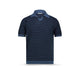 CIRCOLO1901 Polo uomo in cotone rigato Blue